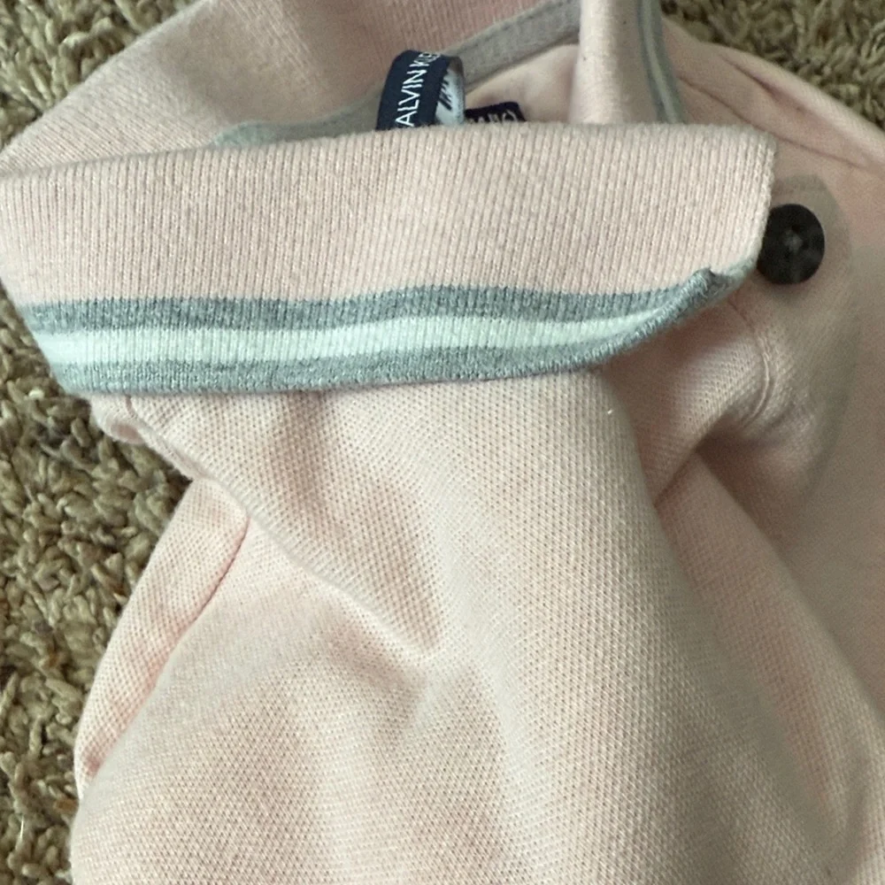 Calvin Klein Light Pink Polo Shirt